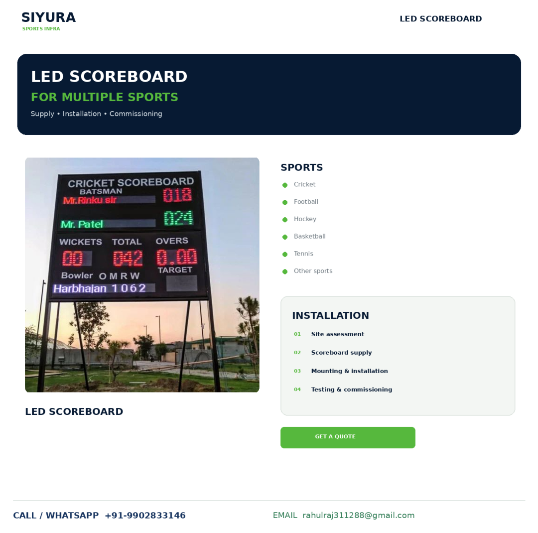 LED SCOREBOARD